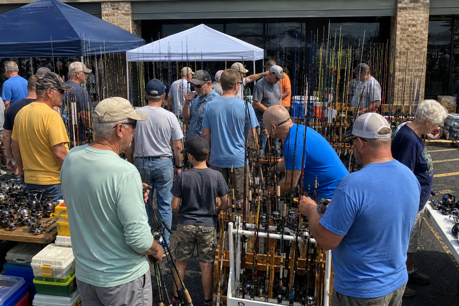 Huge parking lot sale this Saturday!